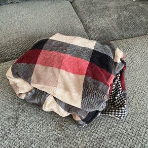 Plaid Throw Blanket